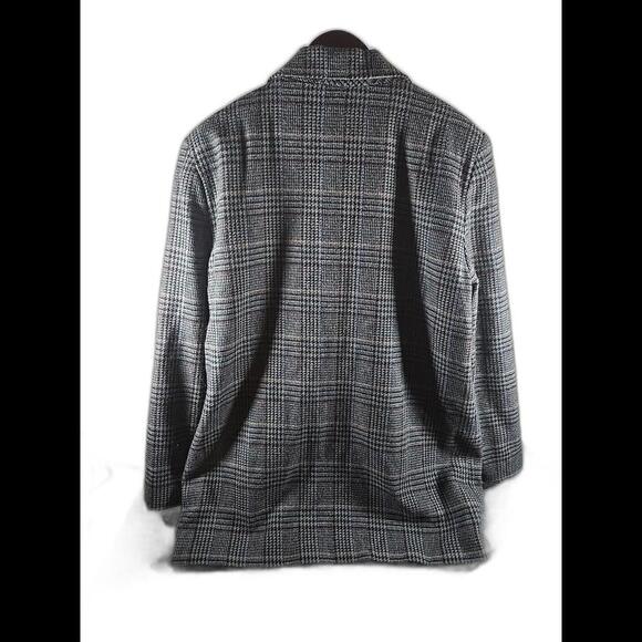 Sag Harbor Womans Wool Blend Career Lined Blazer Gray Tweed Size 8 - Picture 6 of 7